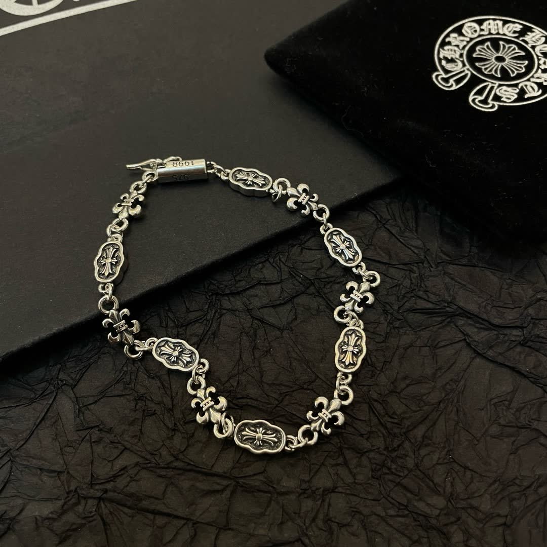 Chrome Hearts Endo Silver Bracelet